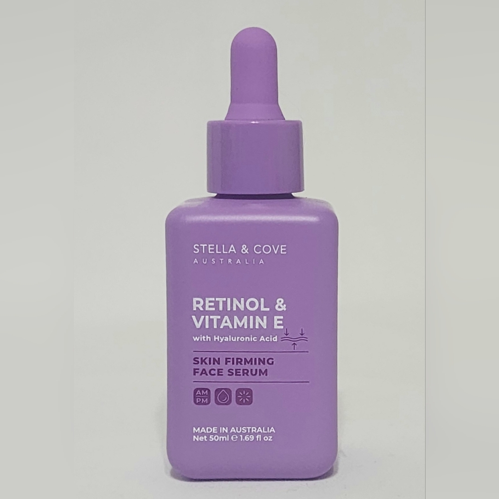 Stella & Cove Australia Retinol & Vitamin E Skin Firming Face Serum - 1.69.fl Oz